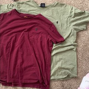 3 polo shirts